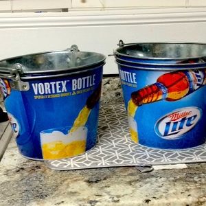COPY - Miller Lite Ice Buckets.  Preowmed